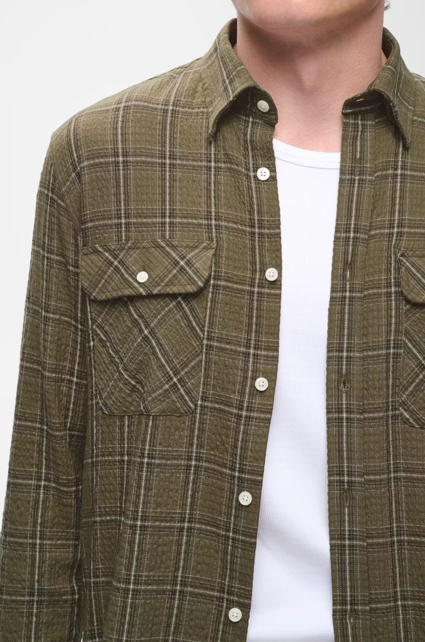 MACHRISTALDO SHIRT (OLIVE) - MATINIQUE