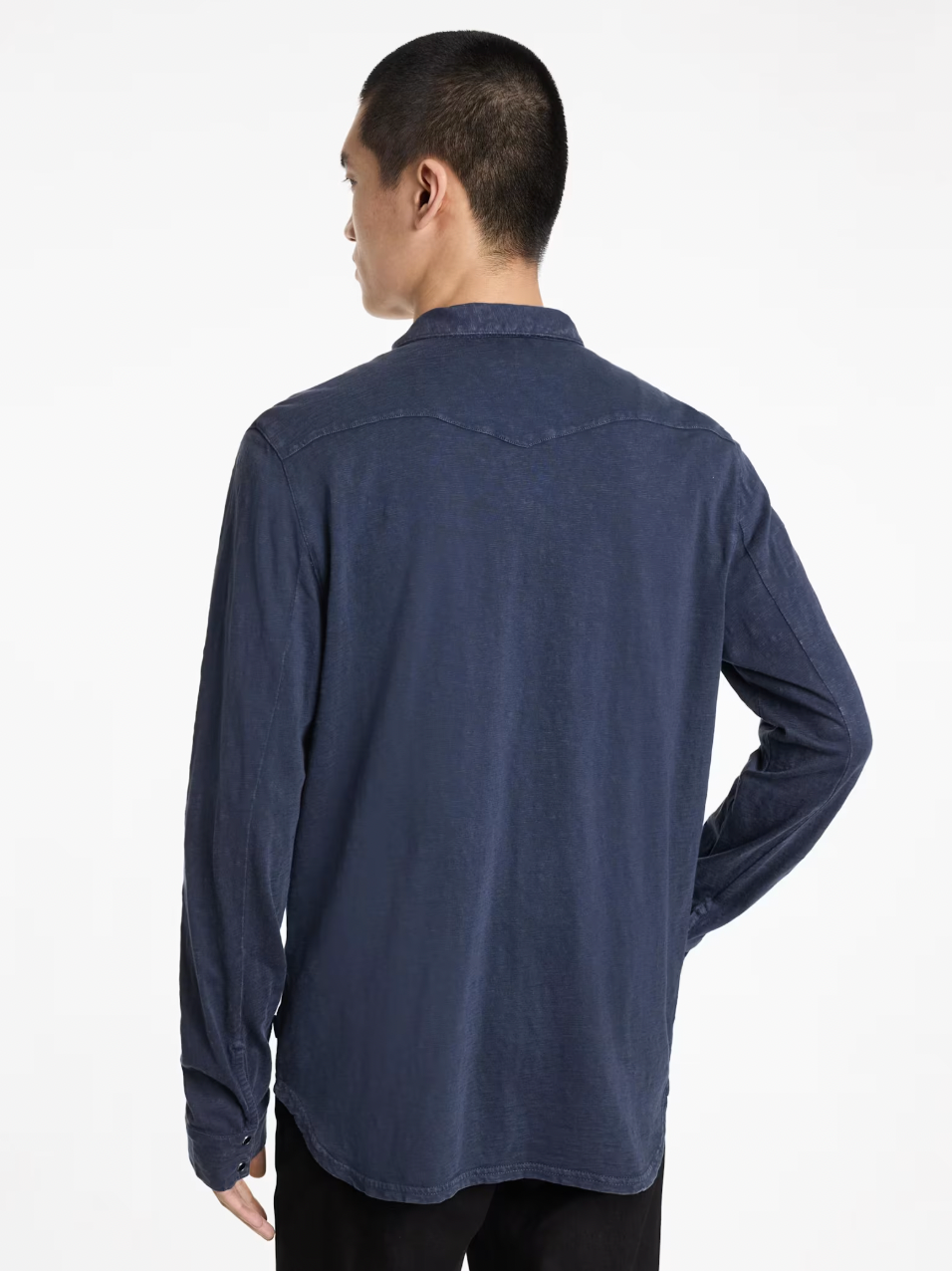 ARVON WESTERN SHIRT (NAVY) - JOHN VARVATOS