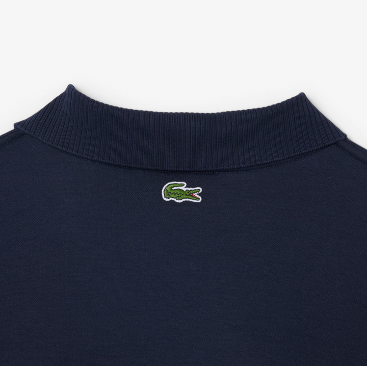 BADGE ACCENT SWEATER (NAVY) - LACOSTE