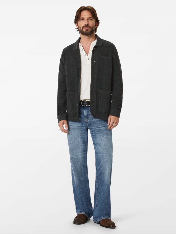 EDMUNDS CHENILLE CHORE JACKET (CARBON) - JOHN VARVATOS