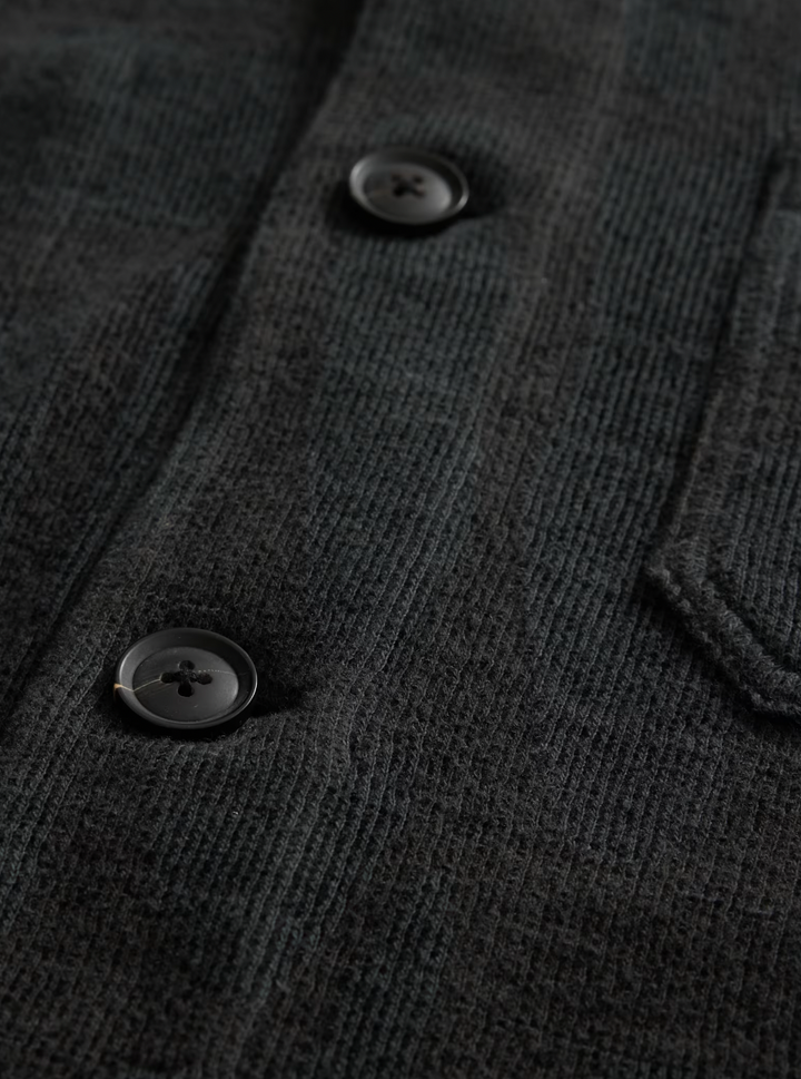 EDMUNDS CHENILLE CHORE JACKET (CARBON) - JOHN VARVATOS