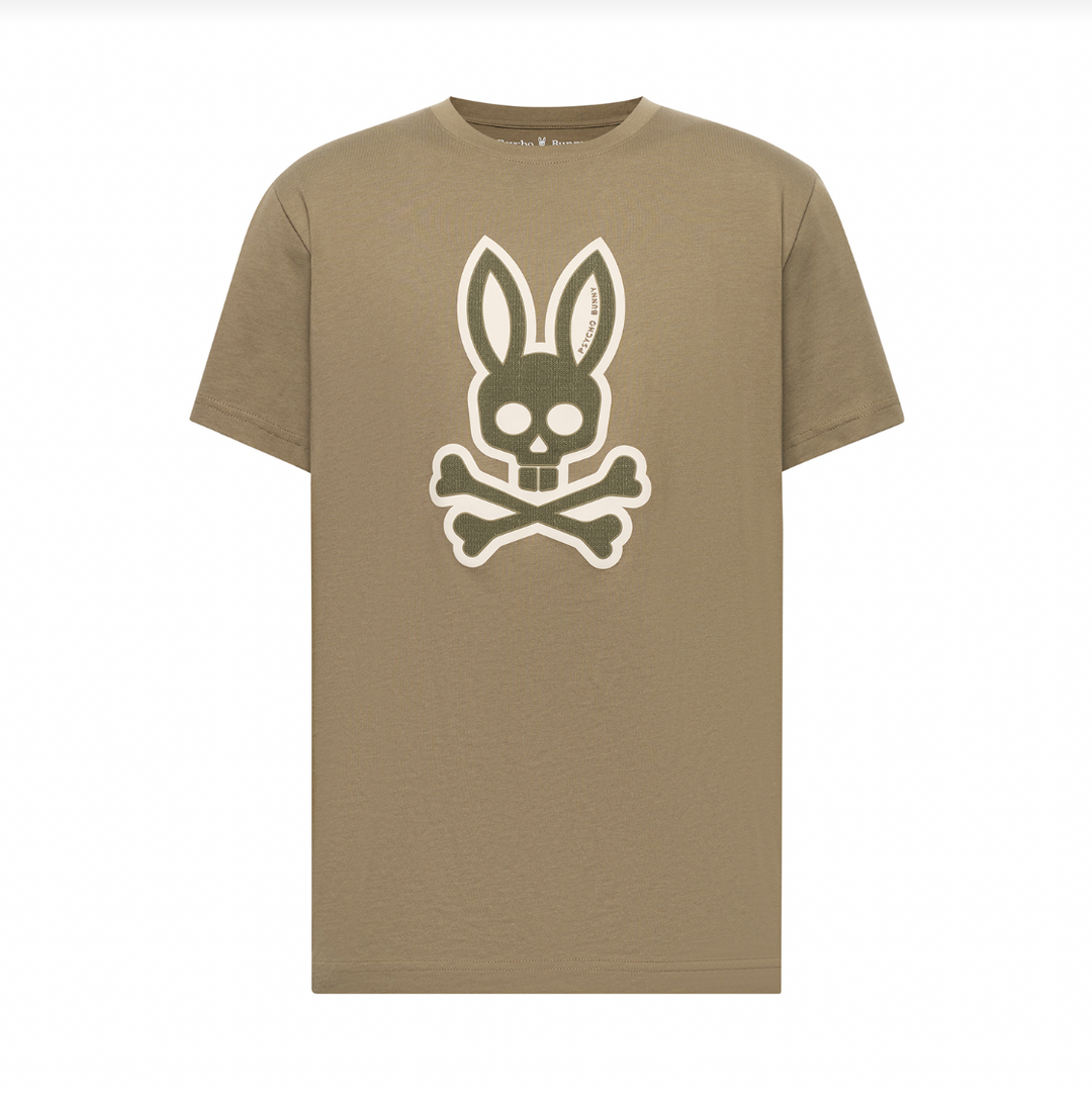 RYDER GRAPHIC TEE (DUSKY GREEN) - PSYCHO BUNNY