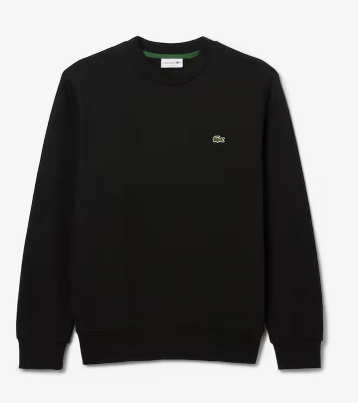 FLEECE SWEATSHIRT (BLACK) - LACOSTE