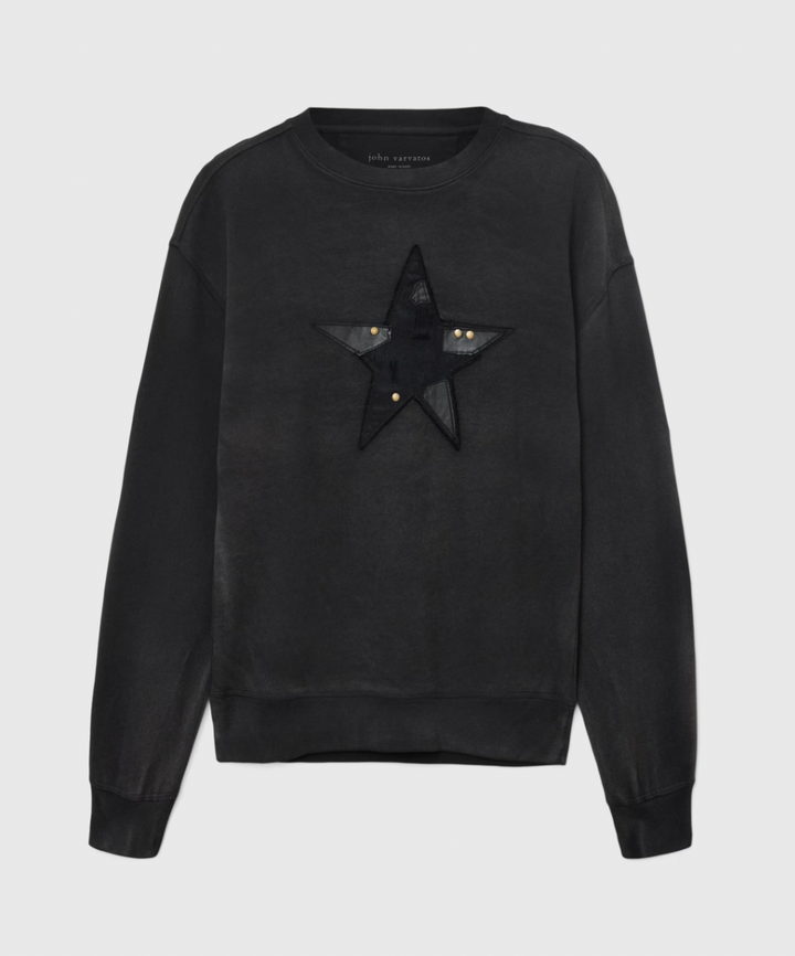 MENDED STAR CREWNECK - JOHN VARVATOS