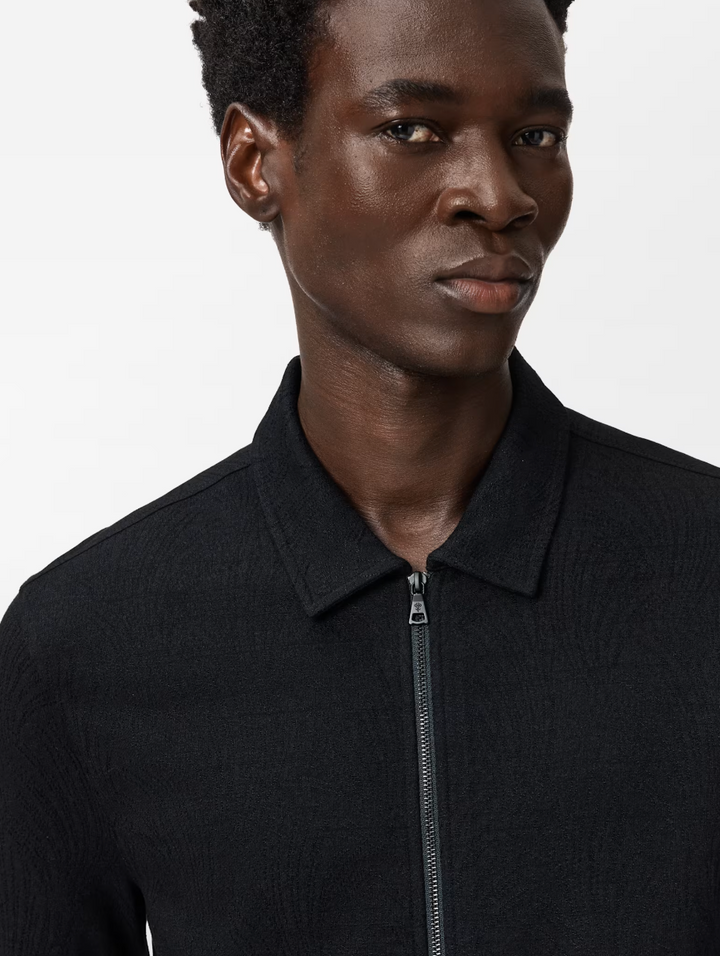 KASSEN ZIP OVER SHIRT (NAVY) - JOHN VARVATOS