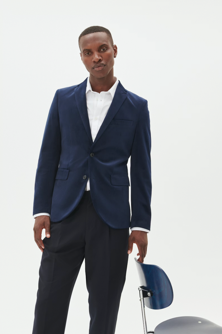 MAGEORGE VELVET BLAZER (MIDNIGHT) - MATINIQUE