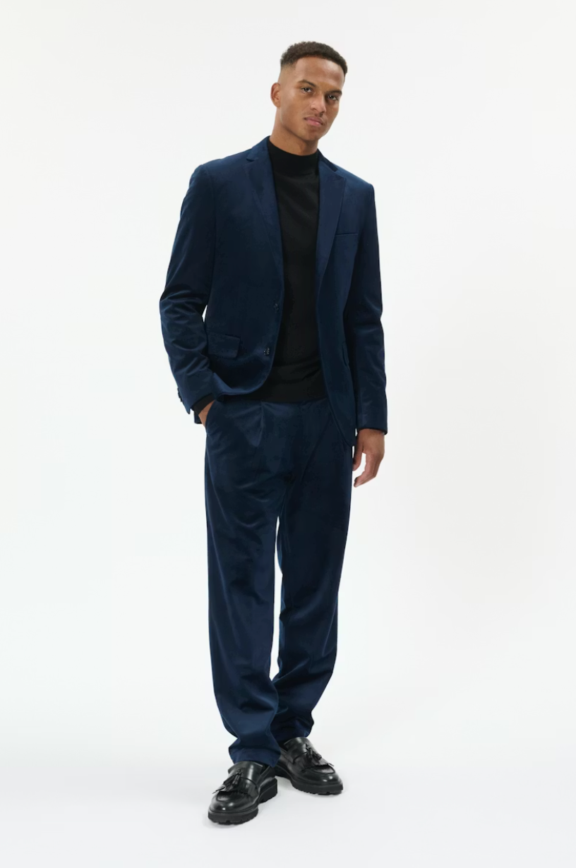 MAGEORGE VELVET BLAZER (MIDNIGHT) - MATINIQUE