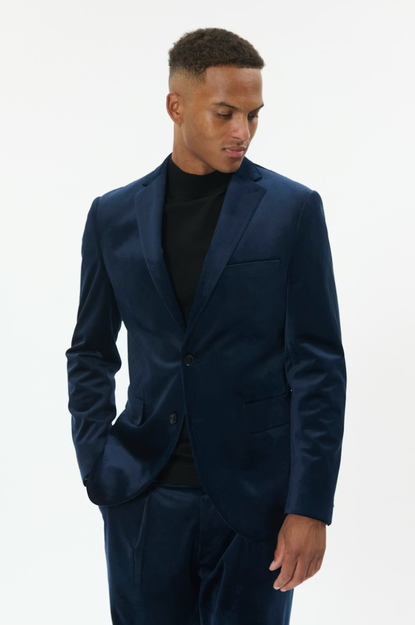 MAGEORGE VELVET BLAZER (MIDNIGHT) - MATINIQUE