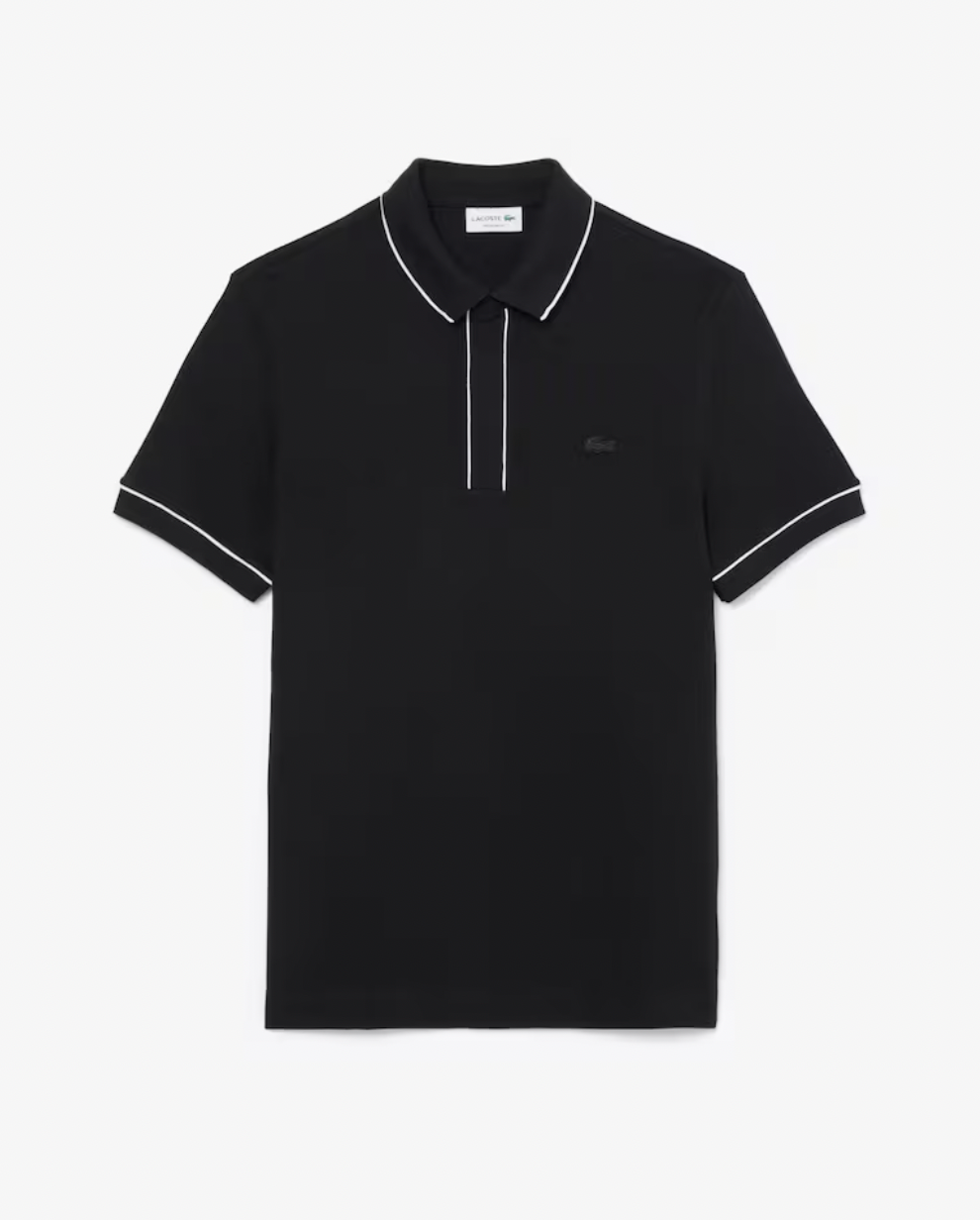 PARIS STRETCH POLO (BLACK) - LACOSTE