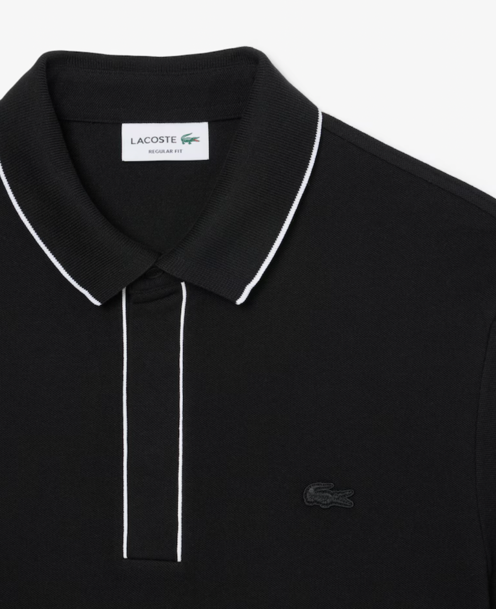 PARIS STRETCH POLO (BLACK) - LACOSTE