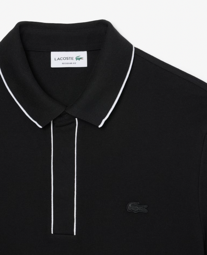 PARIS STRETCH POLO (BLACK) - LACOSTE