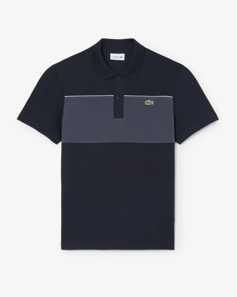 COLOUR BLOCK POLO (BLACK) - LACOSTE