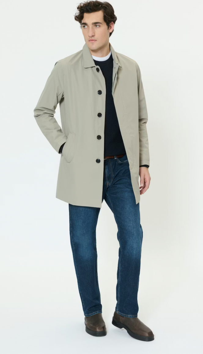 MILES OUTERWEAR COAT (ELEPHANT) - MATINIQUE