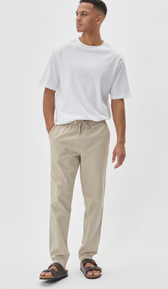 MABARTON LINEN PANT (TAUPE)  - MATINIQUE