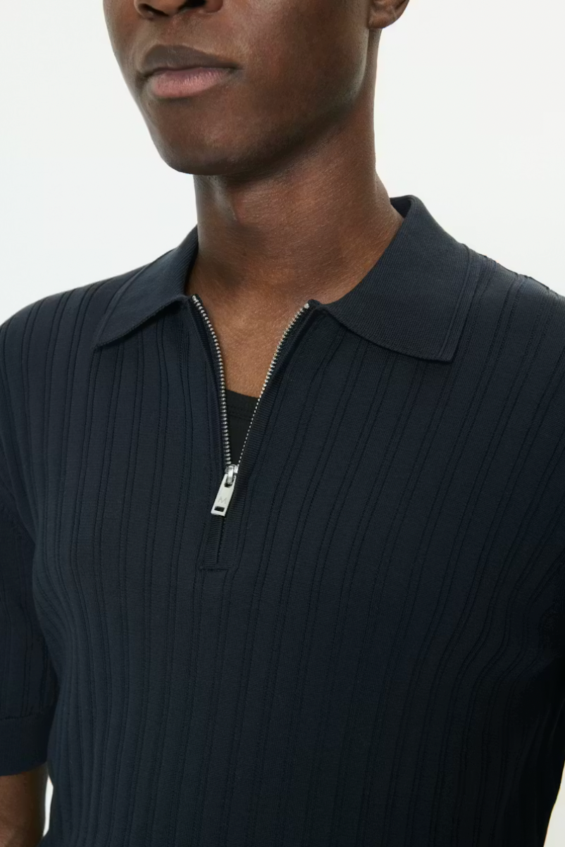 MAPOLO ZIP KNIT (NAVY) - MATINIQUE
