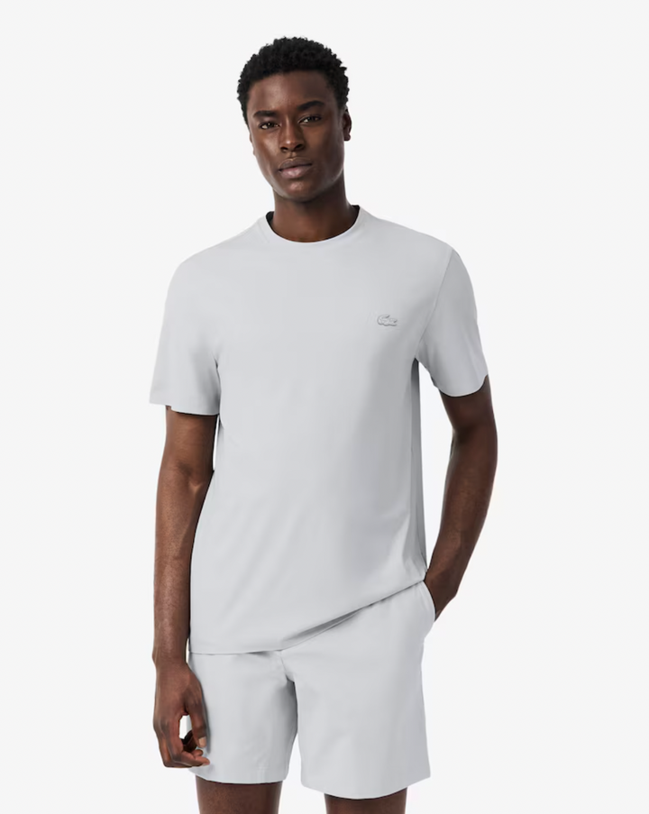 COMMUTER TECHNICAL T-SHIRT (GREY) - LACOSTE