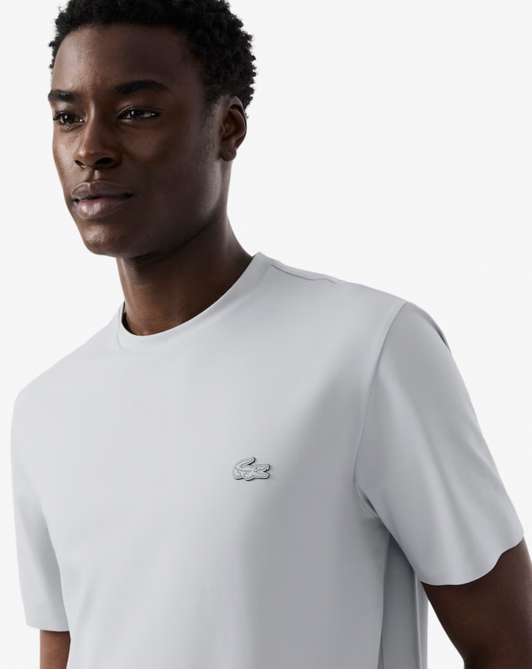 COMMUTER TECHNICAL T-SHIRT (GREY) - LACOSTE
