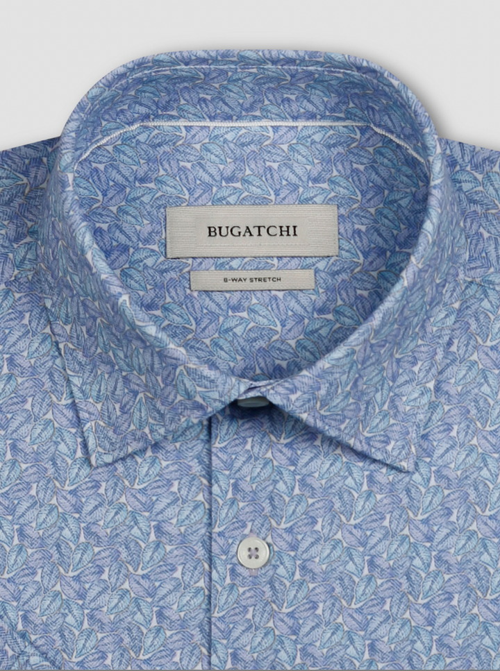 MILO SHORT SLEEVE SHIRT (IRIS) - BUGATCHI