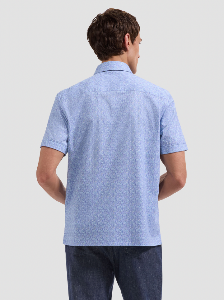MILO SHORT SLEEVE SHIRT (IRIS) - BUGATCHI
