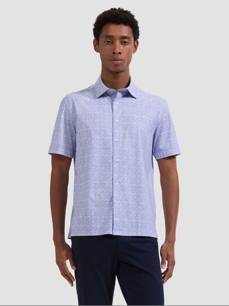 MILO SHORT SLEEVE SHIRT (ORCHID) - BUGATCHI