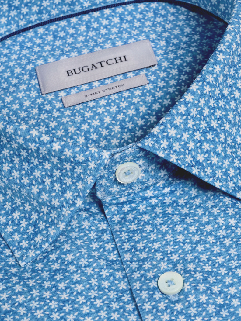 JAMES LONGSLEEVE SHIRT (CLASSIC BLUE) - BUGATCHI