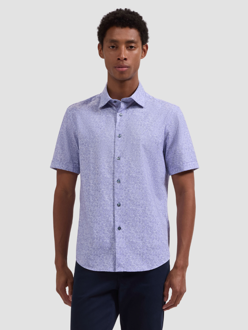 MILES SHORT SLEEVE SHIRT (ORCHID) - BUGATCHI