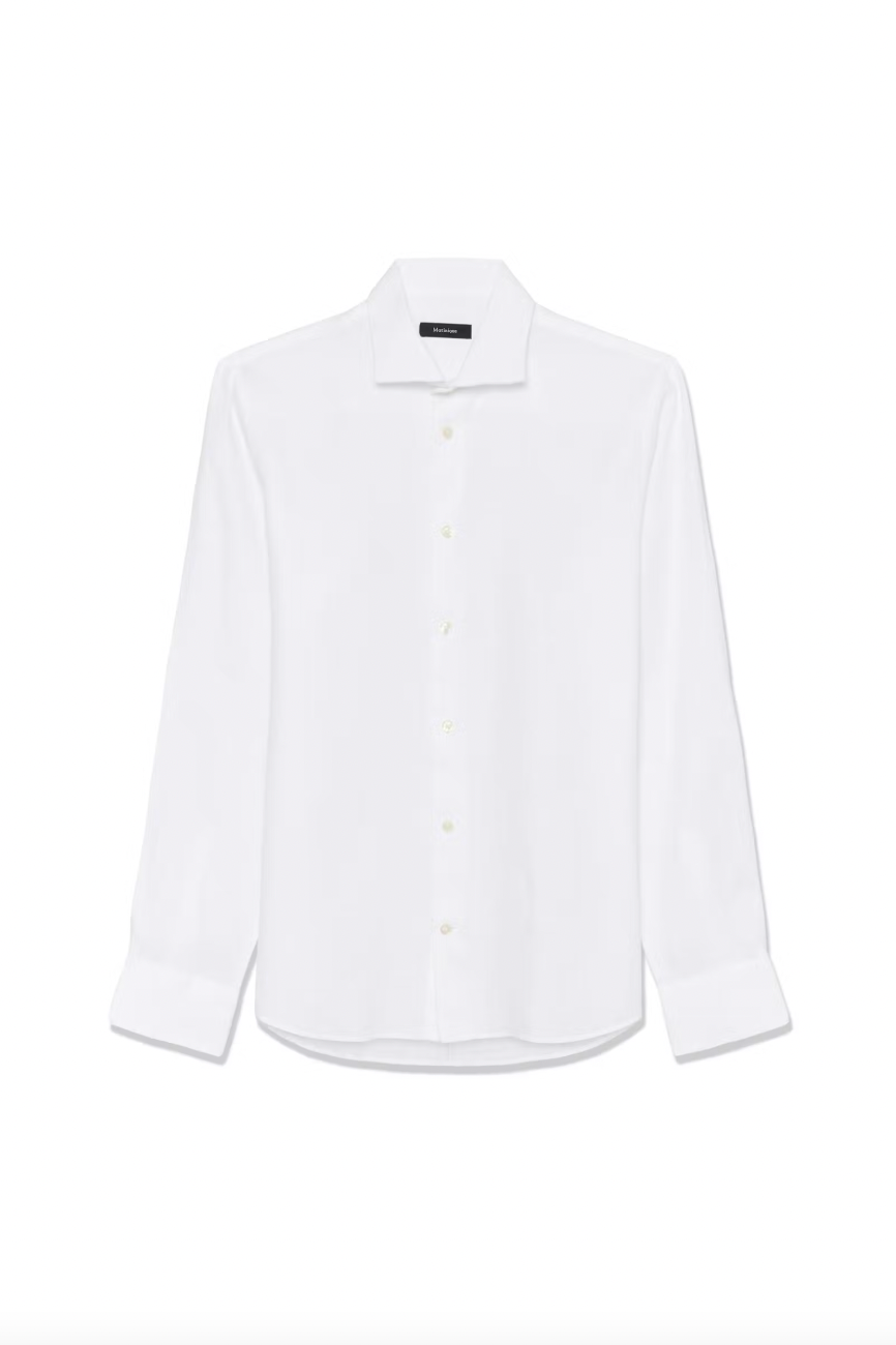 MAMARC LINEN SHIRT (WHITE) - MATINIQUE