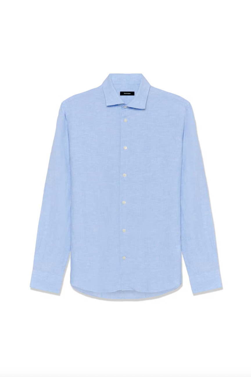 MAMARC LINEN SHIRT (CHAMBRAY) - MATINIQUE