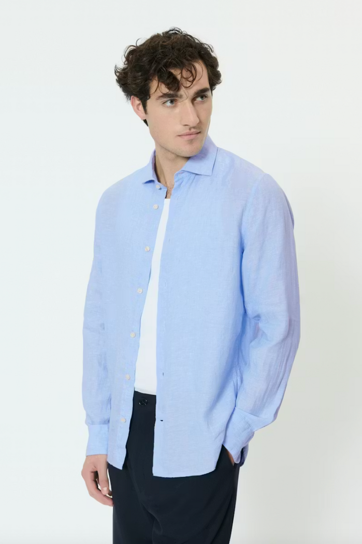 MAMARC LINEN SHIRT (CHAMBRAY) - MATINIQUE