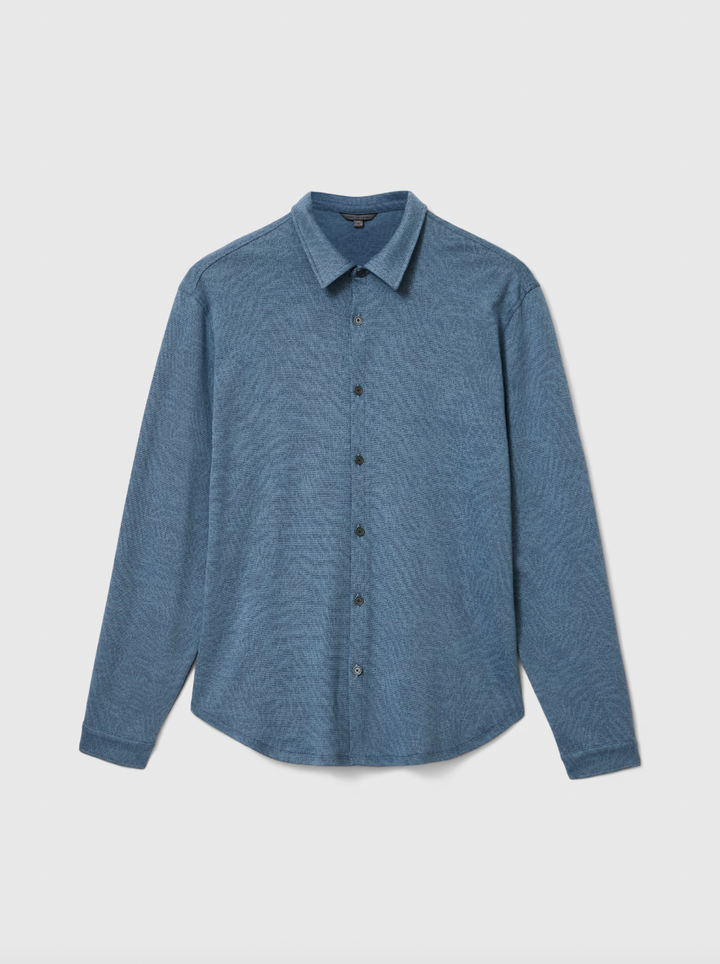PALADINO SHIRT (OLIED BLUE) - JOHN VARVATOS