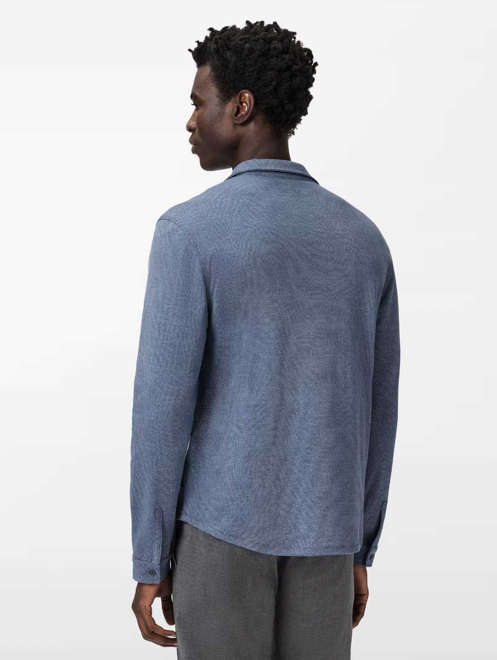 PALADINO SHIRT (OLIED BLUE) - JOHN VARVATOS