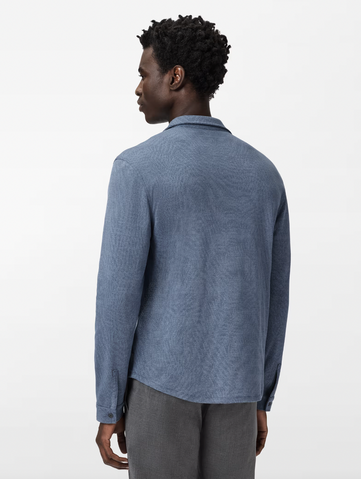 PALADINO SHIRT (OLIED BLUE) - JOHN VARVATOS
