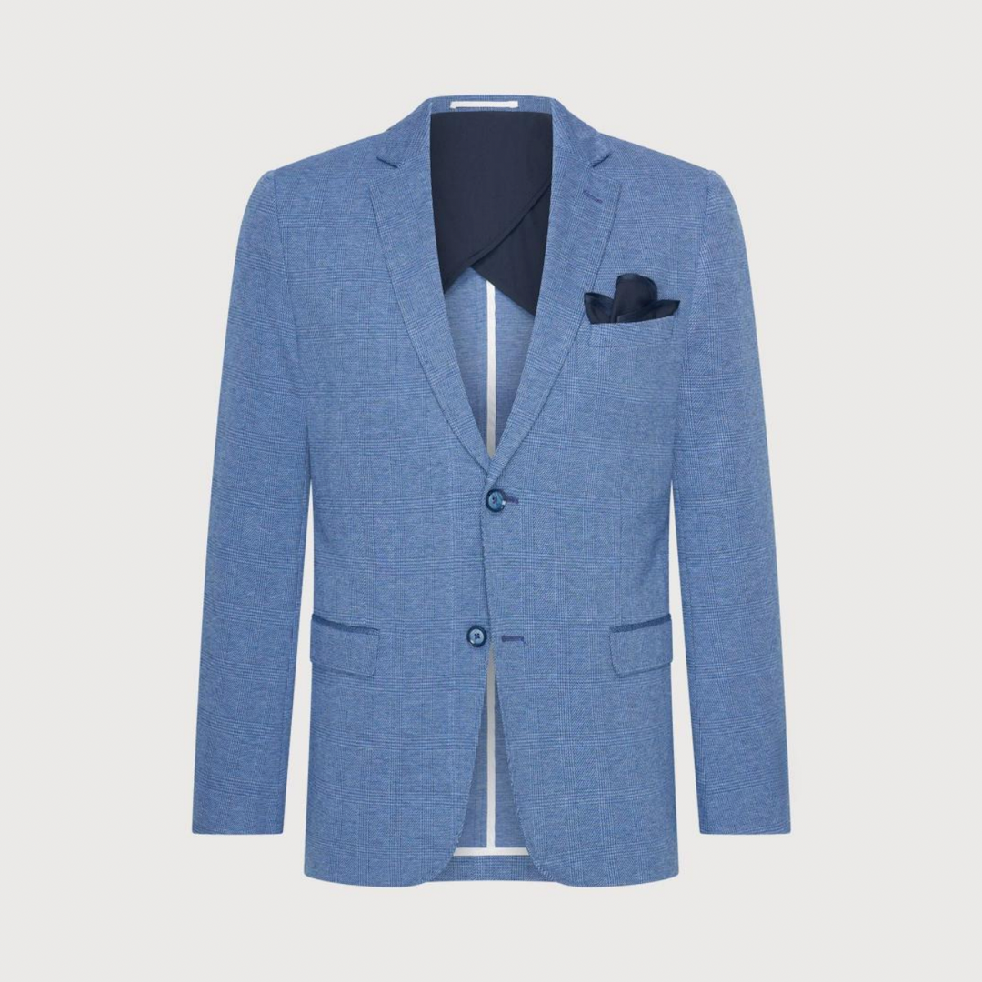 STRETCH BLAZER (BLUE) - BLUE INDUSTRY