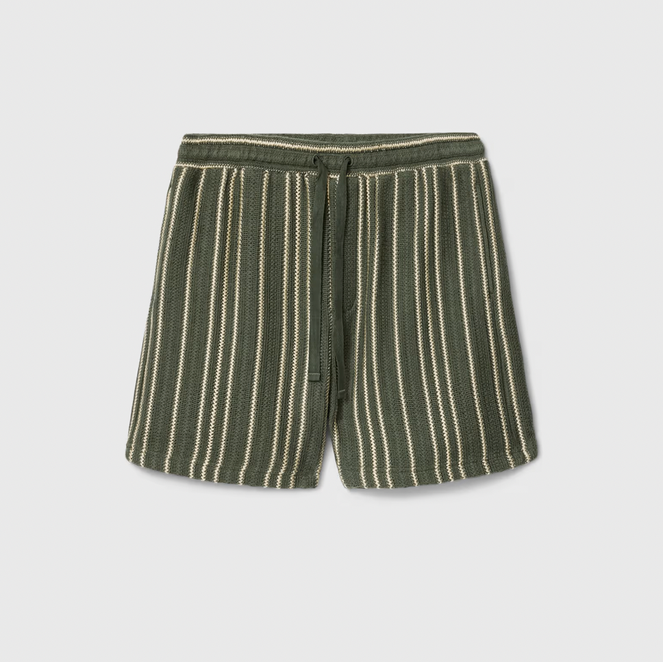 EVERSON STRIPE SHORTS (MOSS) - JOHN VARVATOS
