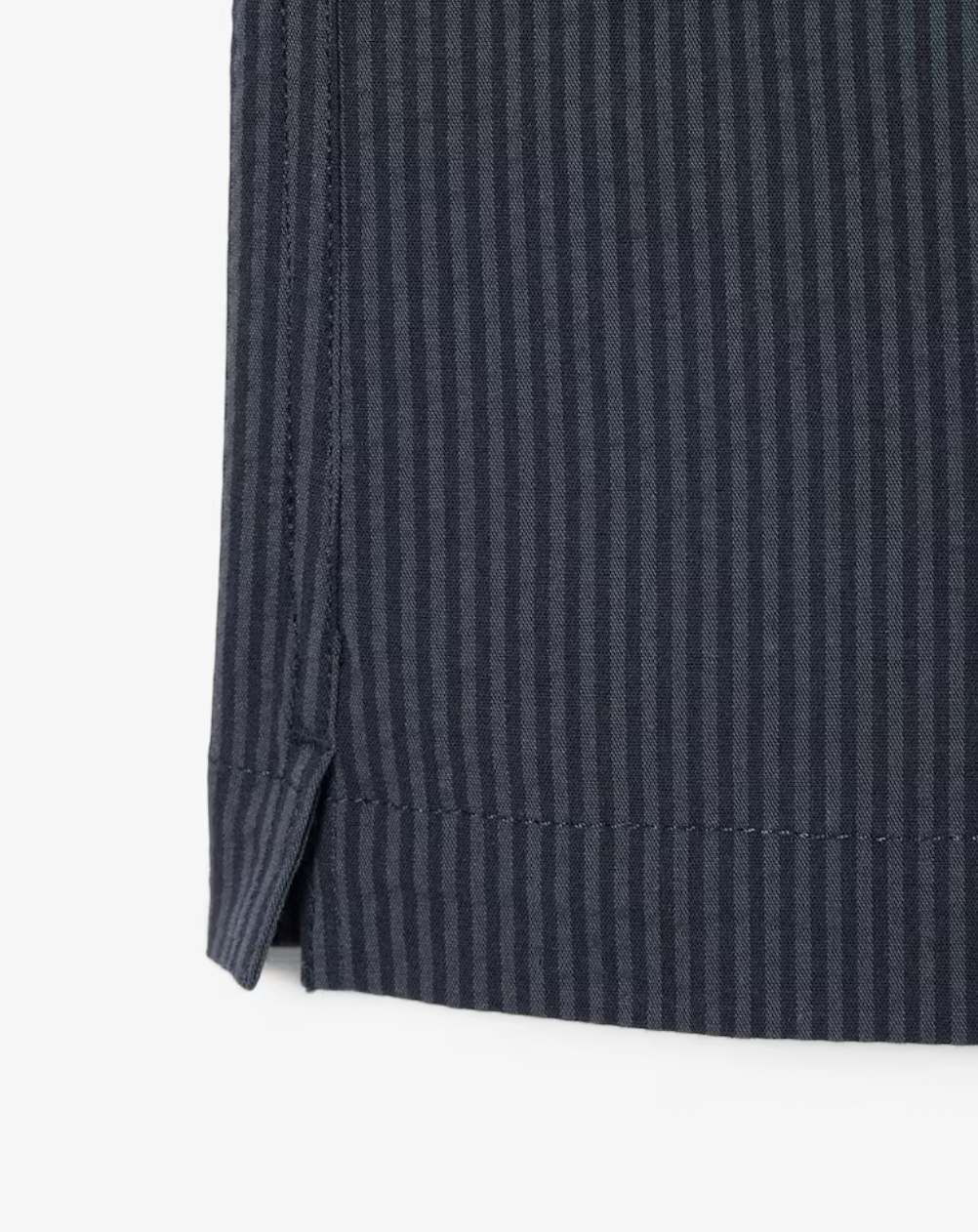 SEERSUCKER SHIRT (GRAPHITE) - LACOSTE