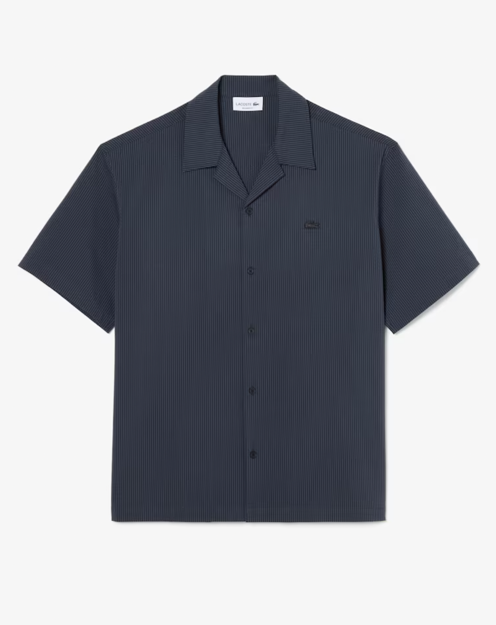 SEERSUCKER SHIRT (GRAPHITE) - LACOSTE