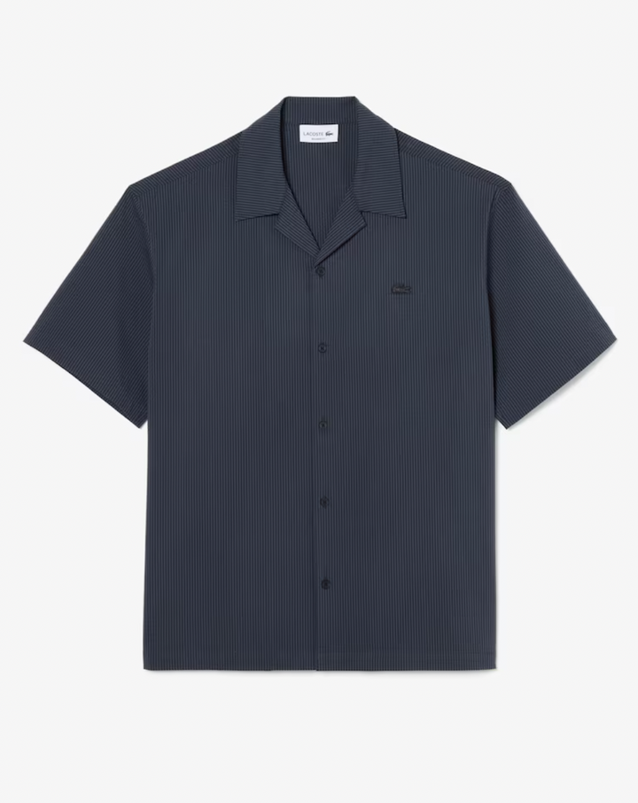 SEERSUCKER SHIRT (GRAPHITE) - LACOSTE
