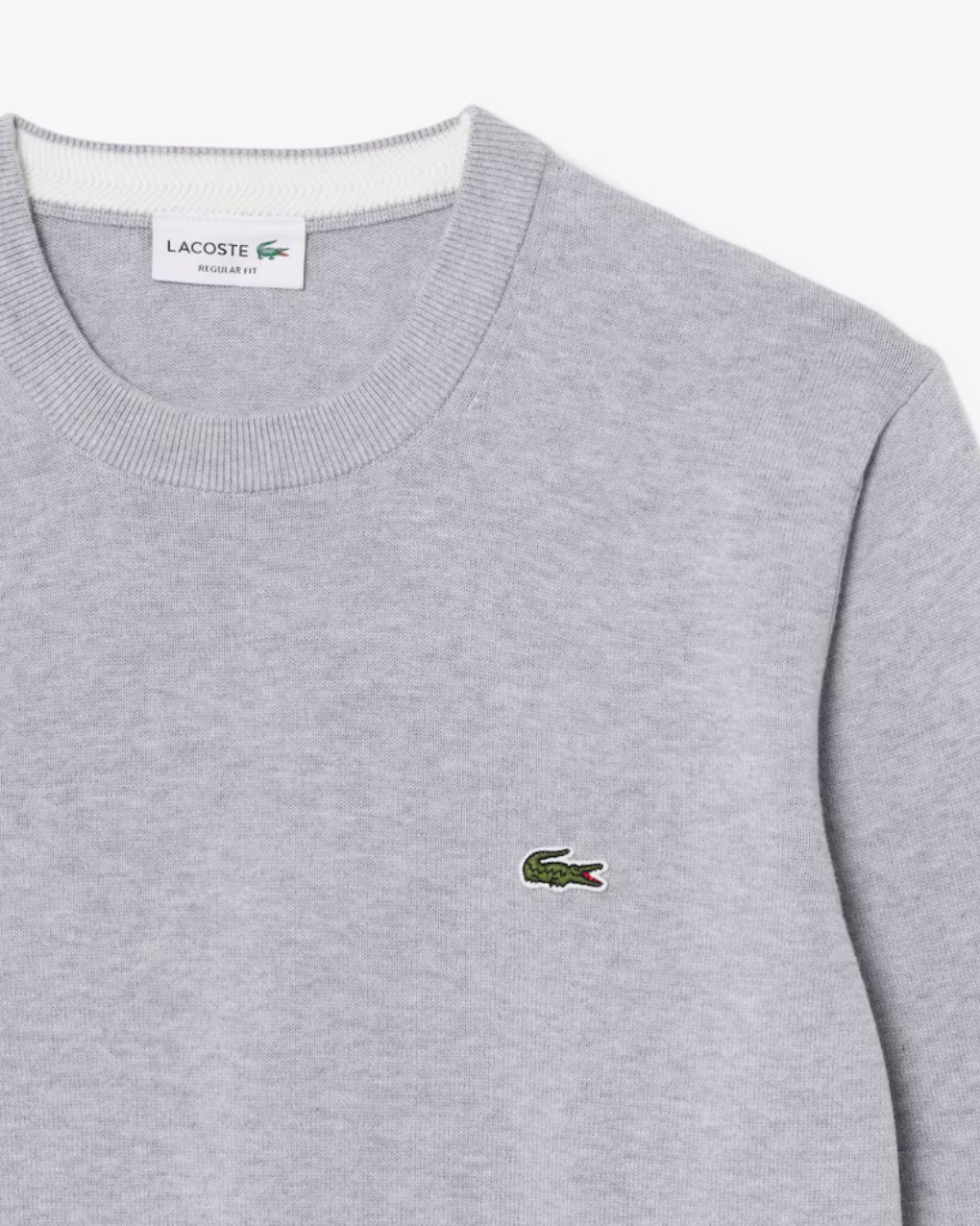 CREWNECK SWEATER (SILVER) - LACOSTE