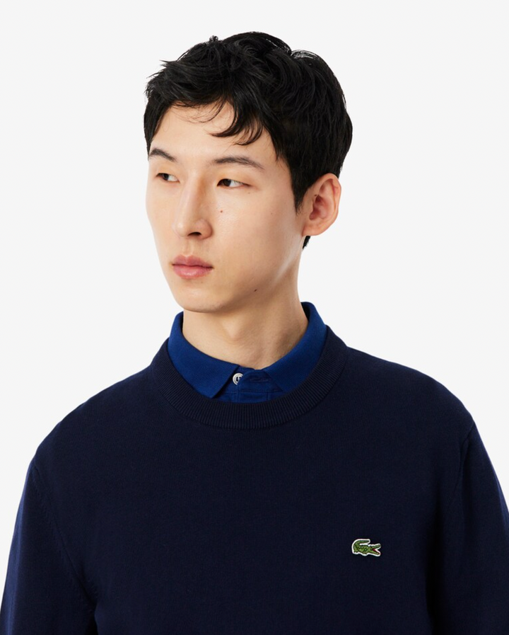 CREWNECK SWEATER (NAVY) - LACOSTE