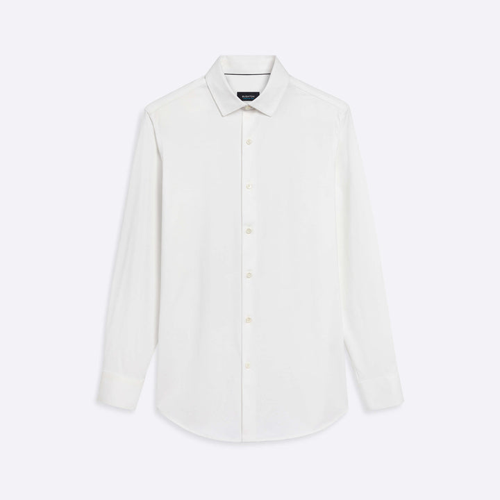 SOLID COTTON SHIRT (WHITE) - BUGATCHI