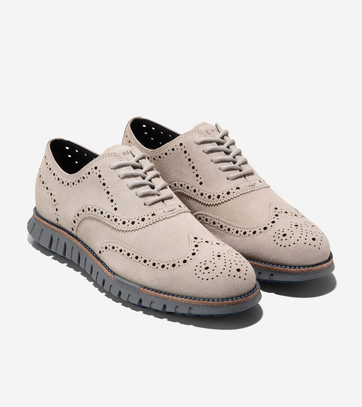 WINGTIP OXFORD SHOE (DOVE) - COLE HAAN