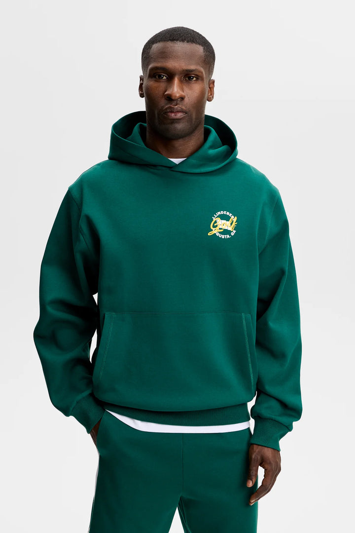 CLUB TOUR HOODIE (FOREST) - J LINDEBERG
