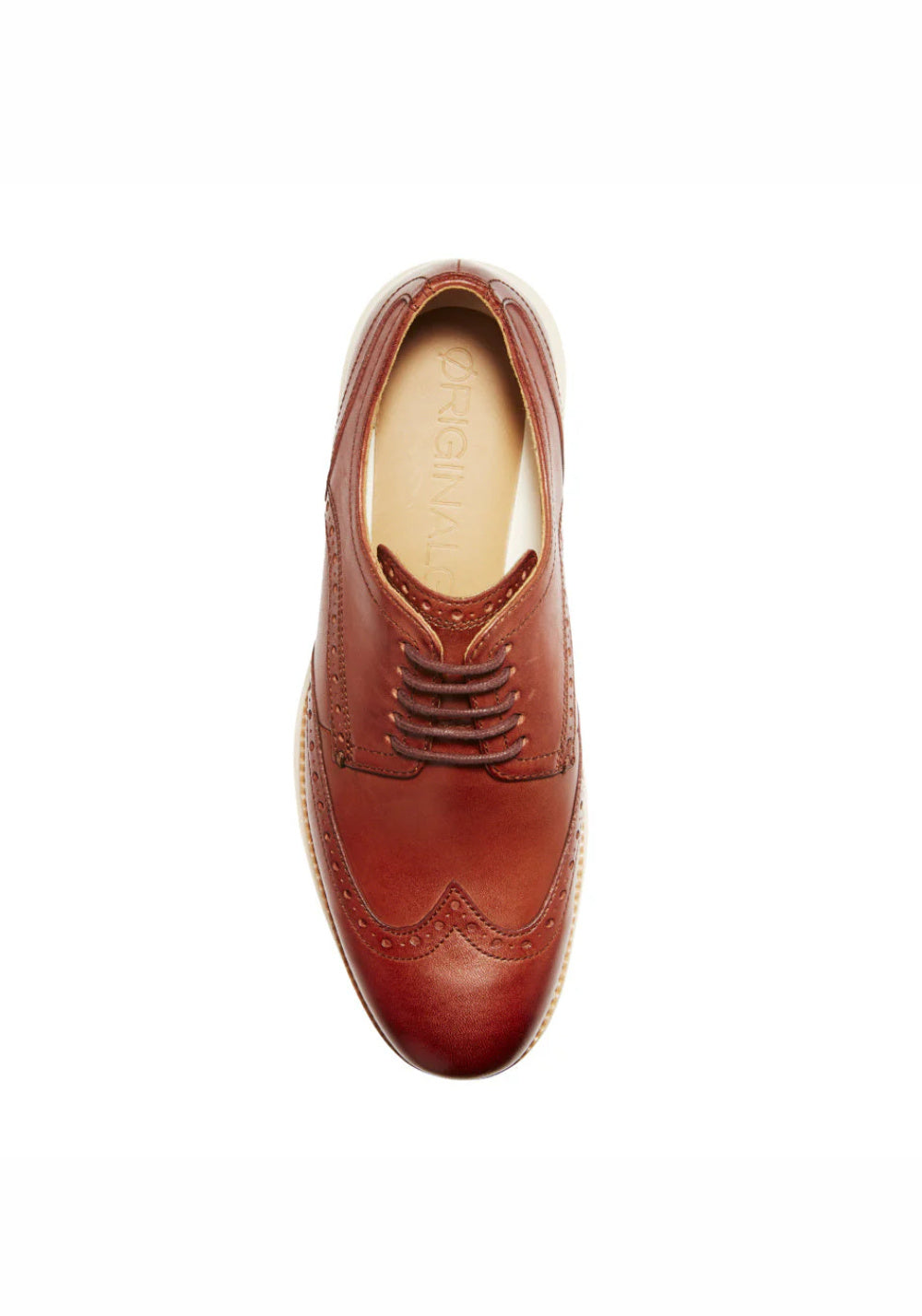 WINGTIP OXFORD SHOE (BROWN) - COLE HAAN