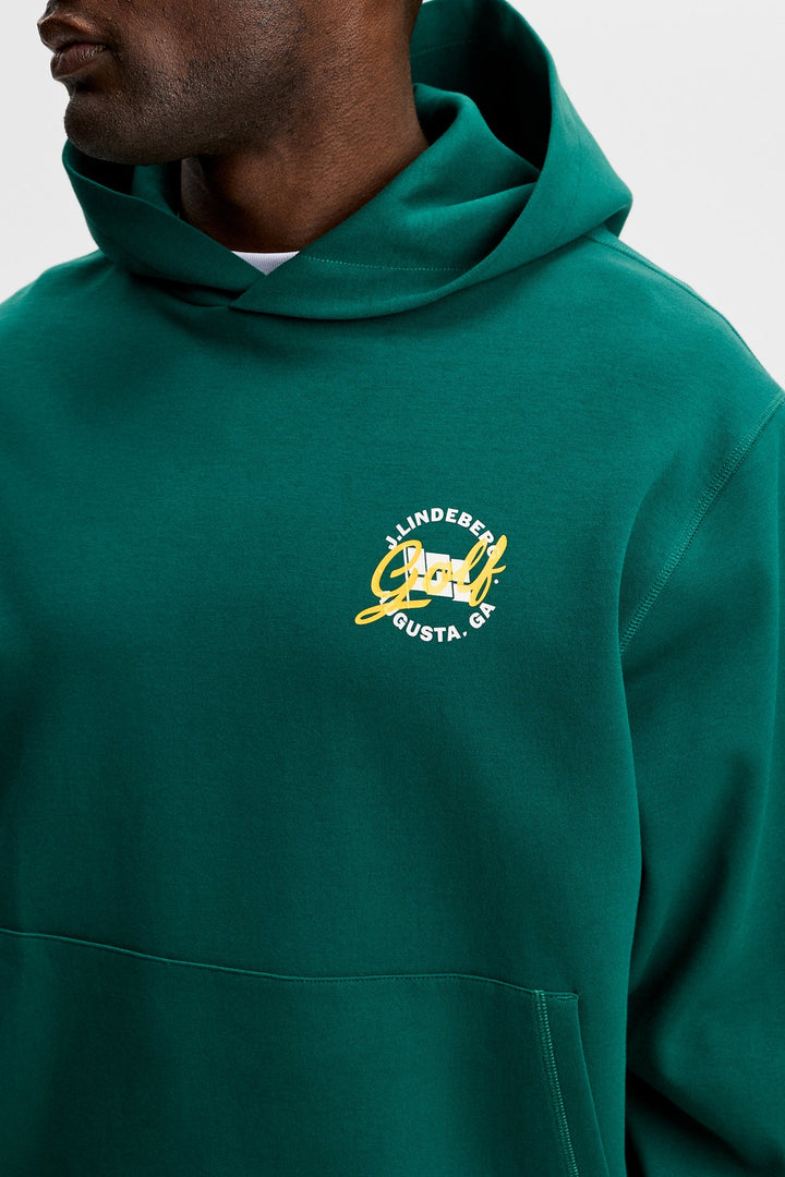 CLUB TOUR HOODIE (FOREST) - J LINDEBERG