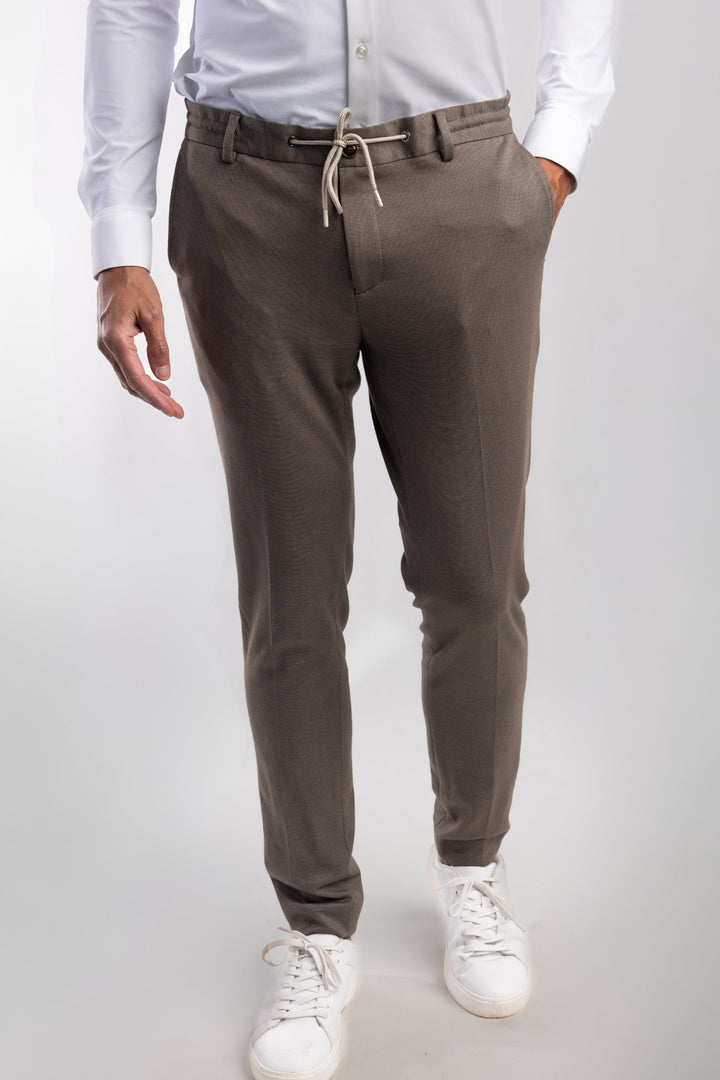 JAKE STRETCH PANT (BROWN) - BLUE INDUSTRY