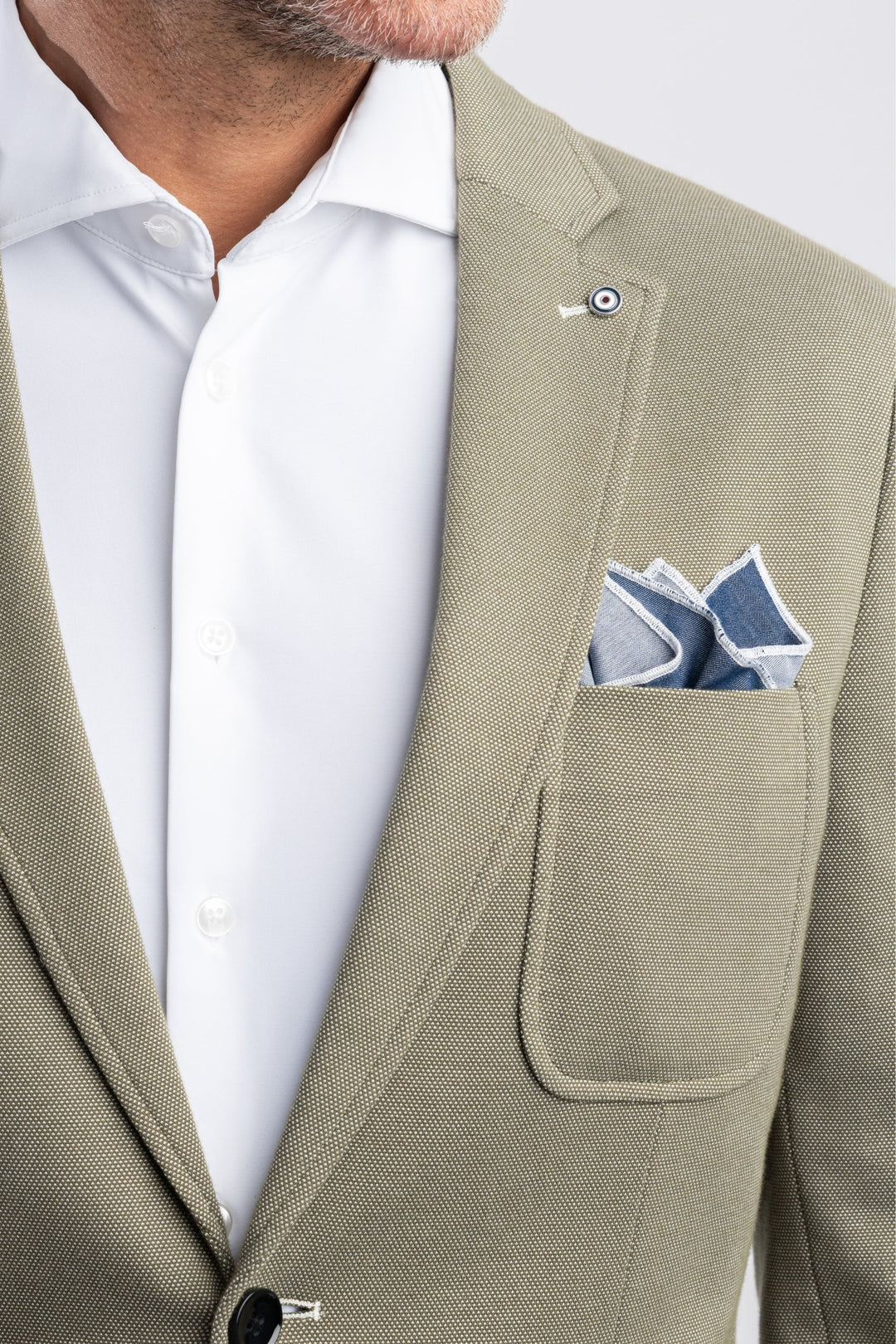 STRETCH BLAZER (GREEN) - BLUE INDUSTRY