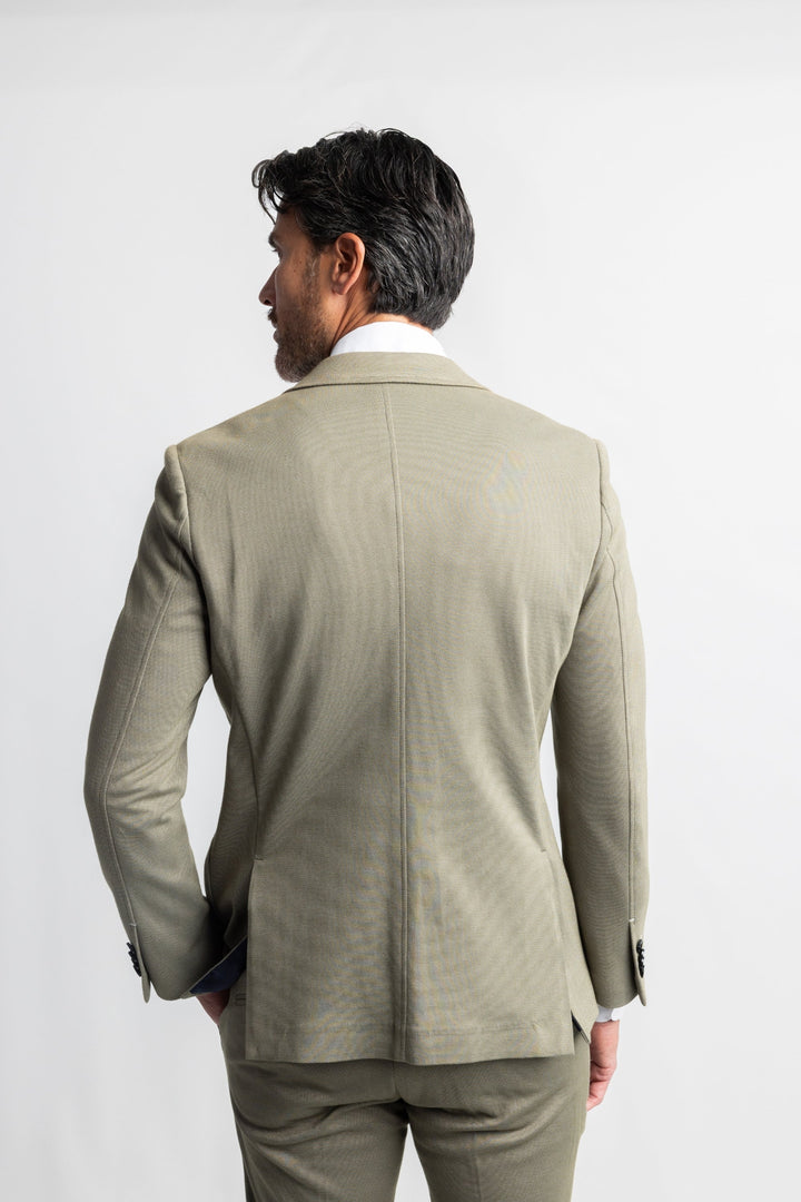 STRETCH BLAZER (GREEN) - BLUE INDUSTRY