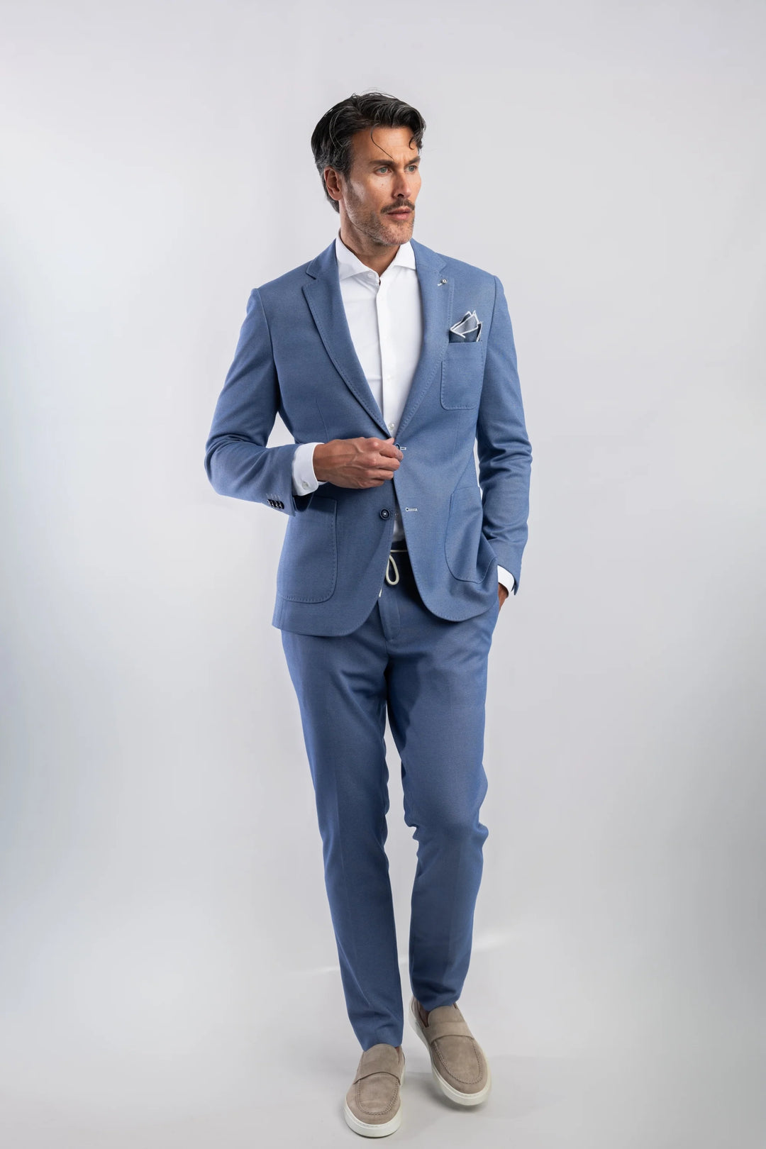 STRETCH BLAZER (COBALT) - BLUE INDUSTRY