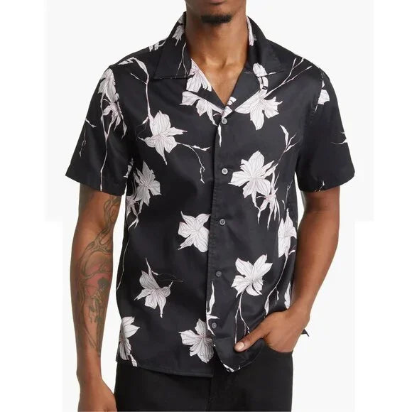 DANNY CAMP SHIRT (INK BLUE) - JOHN VARVATOS
