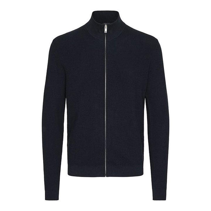 MALAGOON ZIP CARDIGAN (DARK NAVY) - MATINIQUE